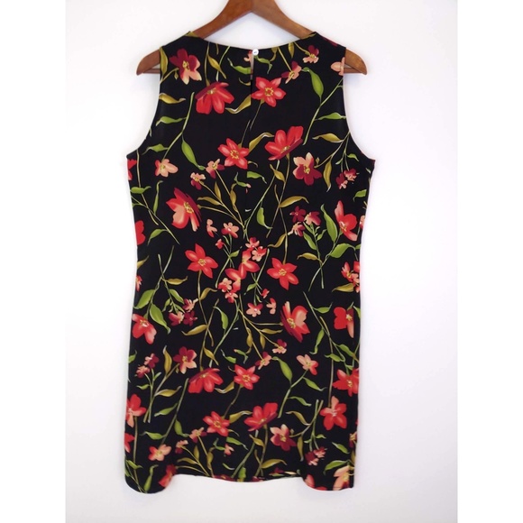 NY&Co. Floral Sleeveless Dress Size 12 - Picture 2 of 5